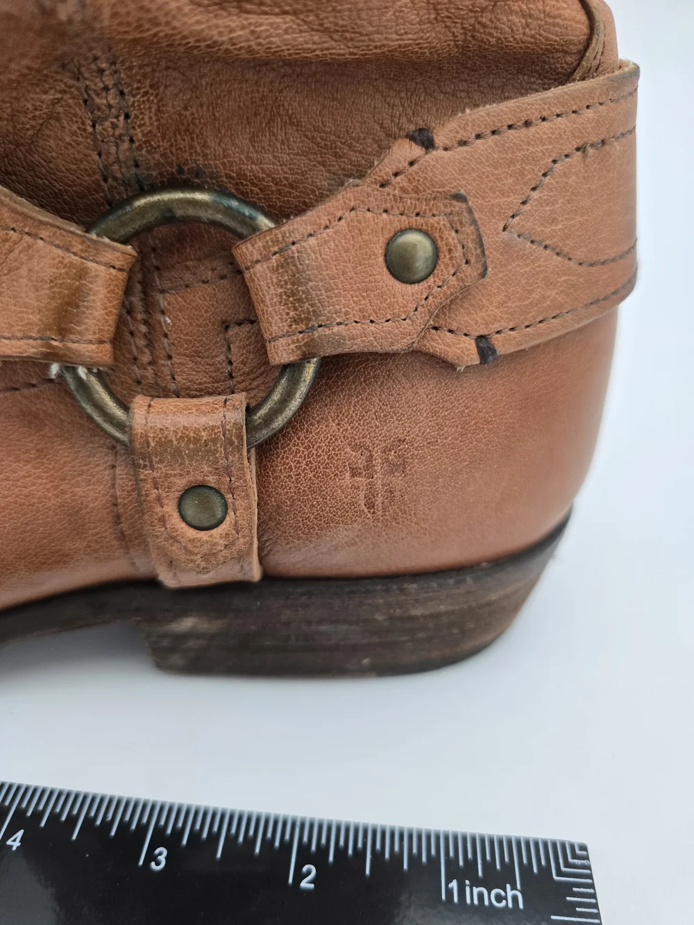 Mens Frye Carson Harness Boots 9.5 D Brown